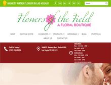 Tablet Screenshot of flowersofthefieldlv.com